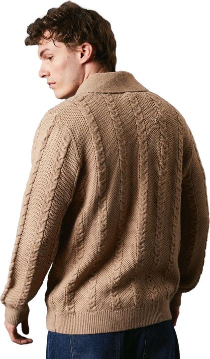 Immagine prodotto Universal Textiles Cardigan Lavorato a Maglia Collo a Scialle Uomo (S)