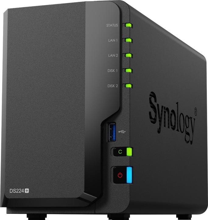 Productafbeelding Synology DS224+ (2 x 4 TB, Synology HAT 33xx)