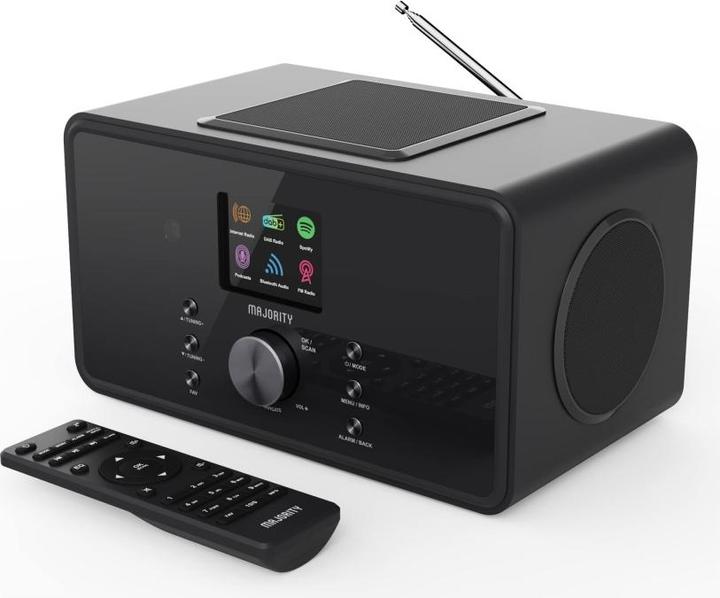 Produktbild Majority Bard Black (Internetradio, FM, UKW, DAB+, WLAN, Bluetooth)