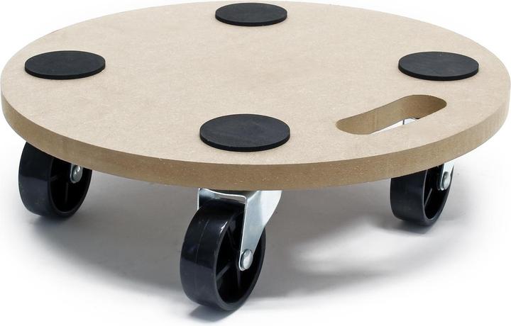 Wiltec Platform Dolly Transport Roller Furniture Mover with Swivel Castors MDF 380mm up to 250kg (250 kg)