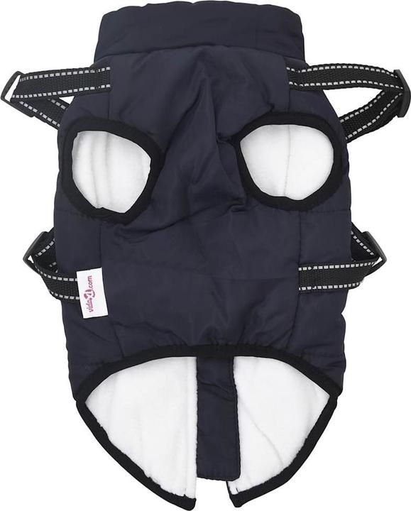 Actual product image VidaXL Dog coat with harness Waterproof Reflective (24, Dog coat)