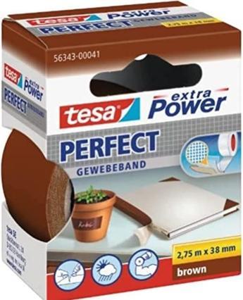 Actual product image tesa FABRIC TAPE 38MMX50M BROWN (38 mm)