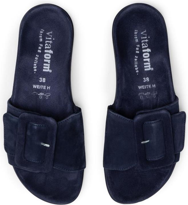 Actual product image Vitaform Pantoletten Damen Weite H Samtziegenleder (38)