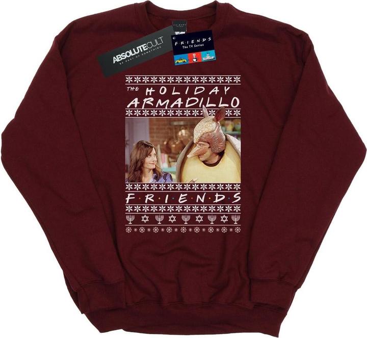 Friends Fair Isle Holiday Armadillo Sweatshirt (L)
