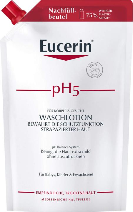 Produktbild Eucerin pH5 Waschlotion Nachfüllbeutel, 750 ml Gel (750 ml)