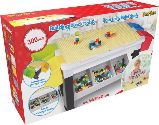 Actual product image Eddy Toys Play table with building blocks