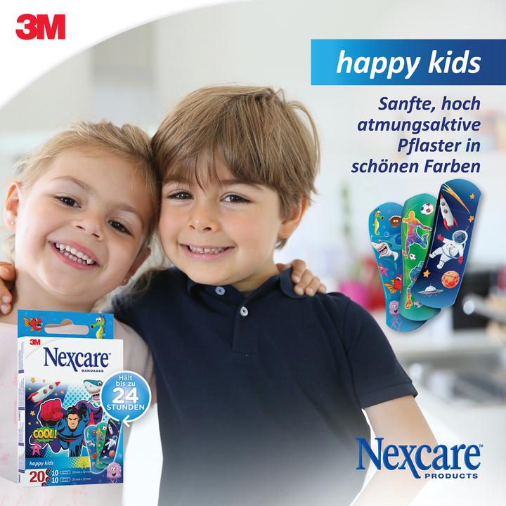 Produktbild Nexcare Happy Kids Cool Kinderplaster (20 x)
