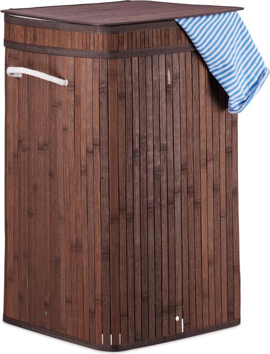 Relaxdays Corbeille à linge pliable (70 l)