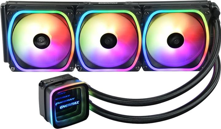 Image du produit Enermax AQUAFUSION ADV ARGB 360 AIO Watercooling CPU Intel LGA1700 AM5 Ready 350W+ TDP 3x 120mm PW