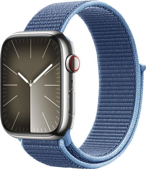 Actual product image Crong Nylon - Sport Strap for Apple Watch 42/44mm ocean blue (44 mm, 42 mm, Durable nylon)