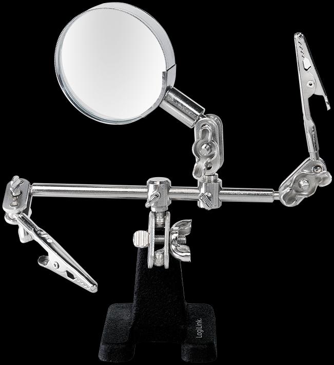 Actual product image LogiLink 3. helping hand with magnifying glass