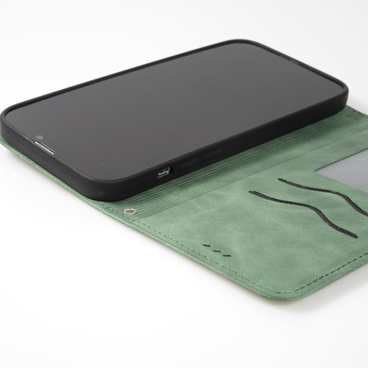 Immagine prodotto PhoneLook Custodia in pelle Flip Wallet Vintage con chiusura magnetica e porta carte di credito (Apple iPhone 15 Pro)