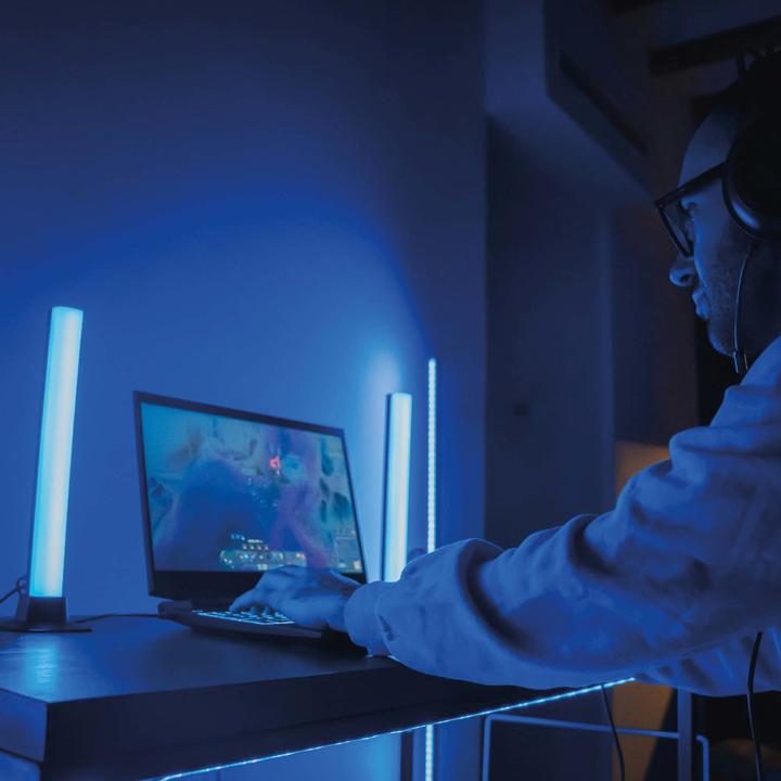 Produktbild KSIX Barras Luz LED Inteligente Rgbic 2unid (Mehrfarbig, 3 cm, Indoor)