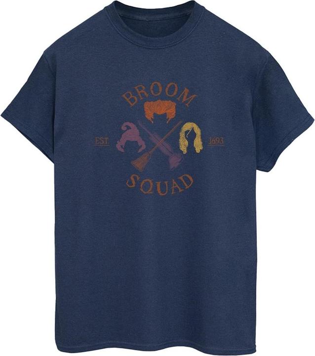 Actual product image Disney Womens/Ladies Hocus Pocus Broom Squad 93 Cotton Boyfriend T-Shirt (XL)