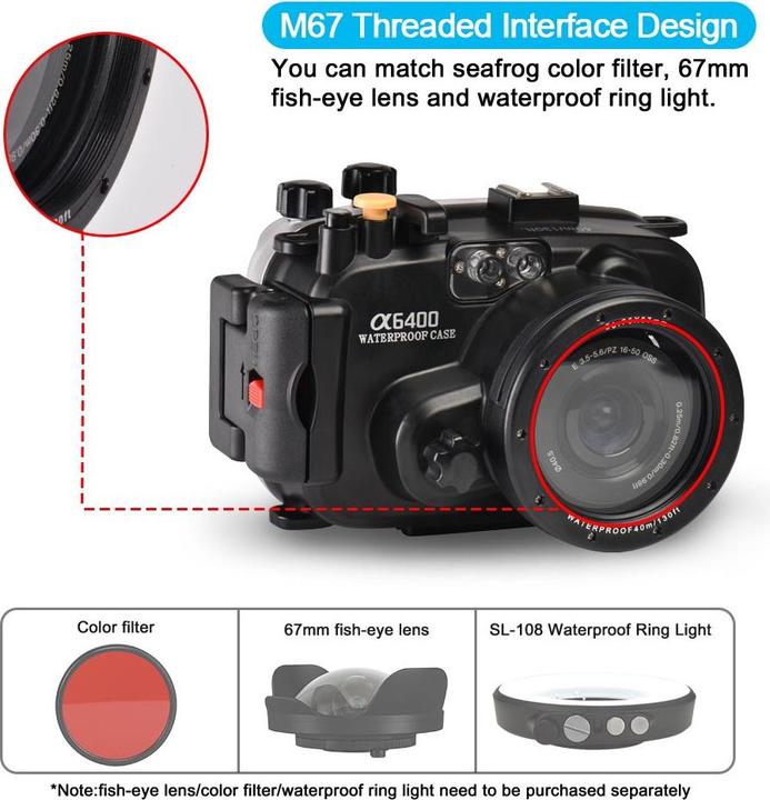 Actual product image Seafrogs SS-19 (Underwater housing, A6400)