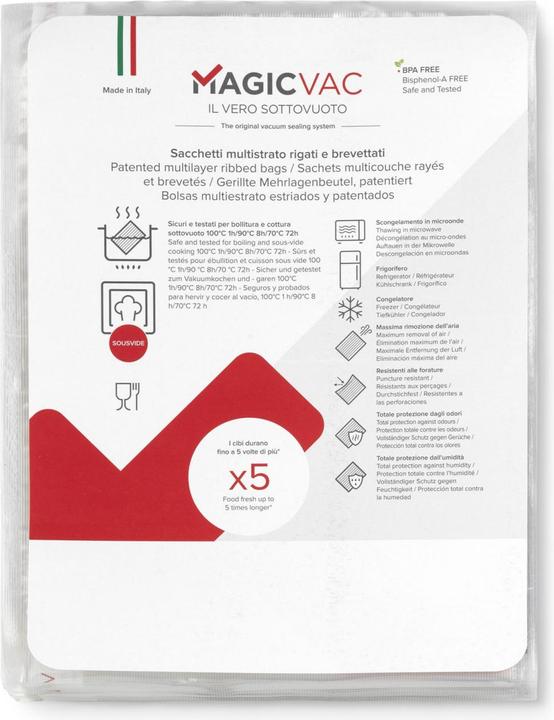 Actual product image Magic Vac 50 pcs bag 30x40 cm with label (50 x)