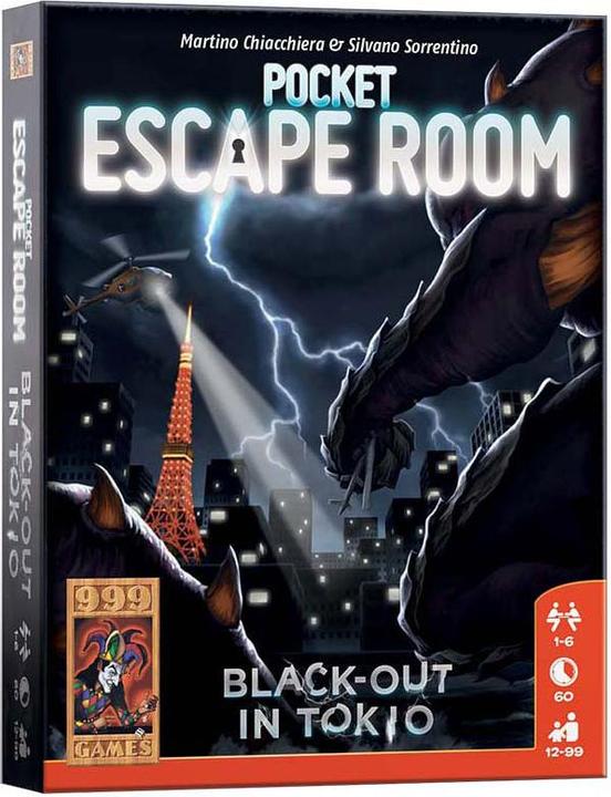 Productafbeelding 999Games 999 Games Pocket Escape Room: Blackout in Tokyo Kartenspiel