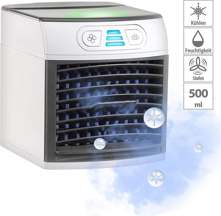 Image du produit Sichler Refroidisseur et humidificateur d'air de table 2en1