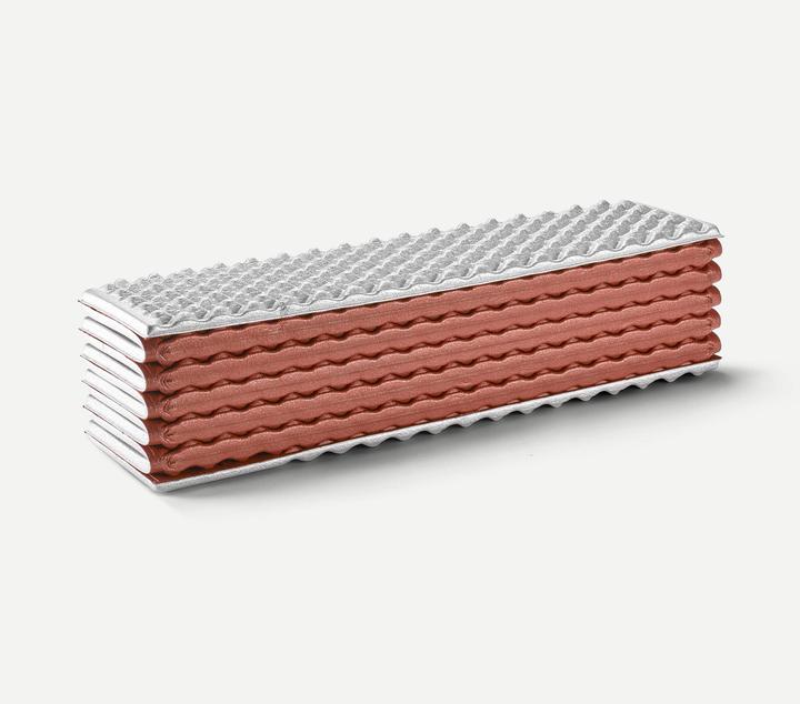 Actual product image Forclaz Foldable insulating trekking foam sleeping mat - MT500 195 × 55 cm 1 person