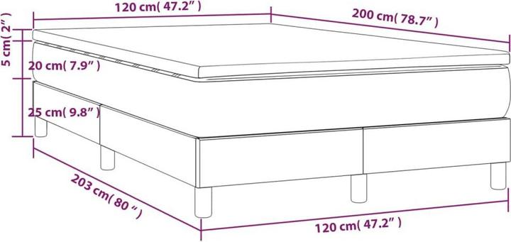 Produktbild VidaXL Gilberto (120 x 200 cm, 120 x 200 cm)