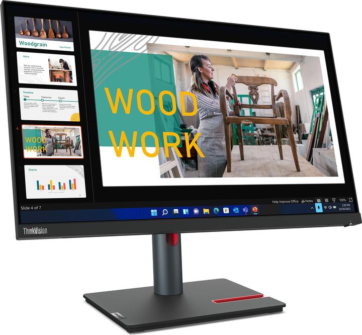 Actual product image Lenovo ThinkVision P24q-30 (2560 x 1440 pixels, 23.80")
