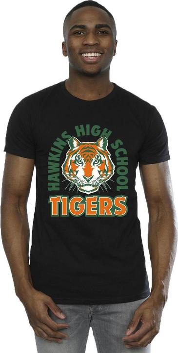 Produktbild Netflix Stranger Things Hawkins Arch Tiger TShirt (M)