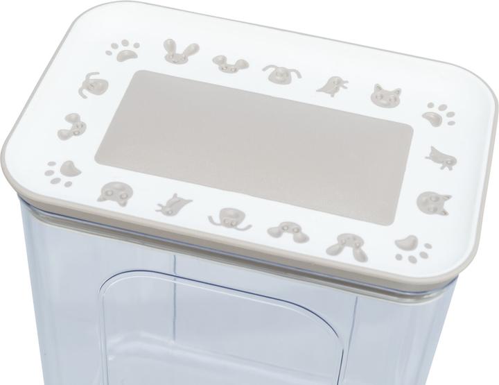 Actual product image Trixie 24669, Pet food storage jar, Plastic, Transparent, Monotone, Freestanding, 2.2 L
