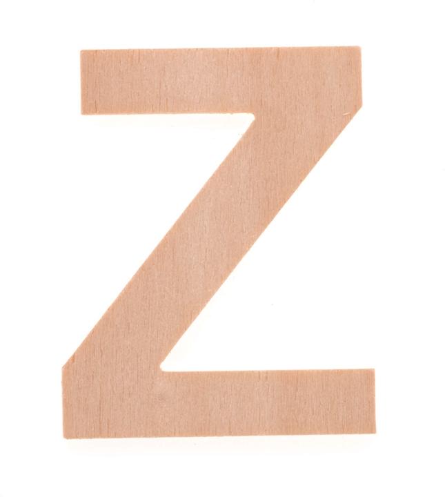 Actual product image Glorex Letter Z 6cm poplar Europe FSC