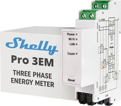 Actual product image Shelly Pro 3EM 400A
