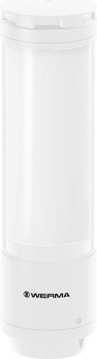 Produktbild Werma Signalsäule, IO-Link 105dB Multicolor 405mA 24VDC eSIGN IP66 / IP69K Stecker, M12, 4-polig Weiss