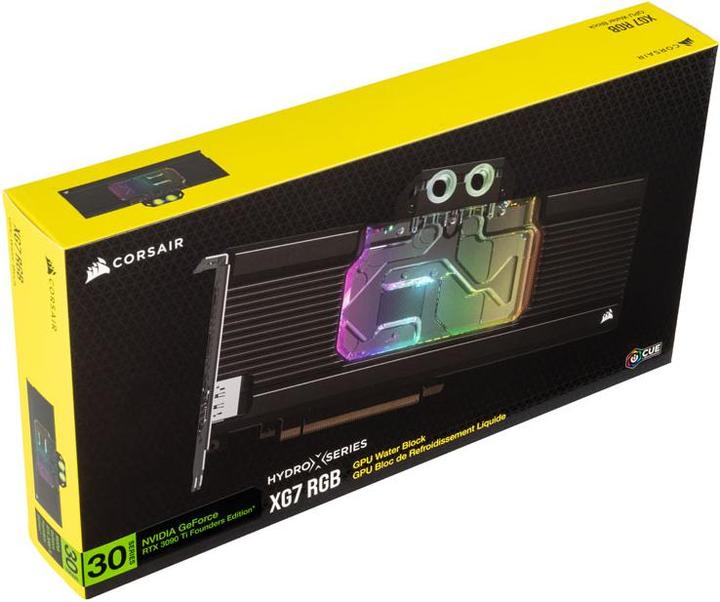 Image du produit Corsair Hydro X Series XG7 RGB 3090 Ti FE GPU Water Block - Acrylique + Nickel
