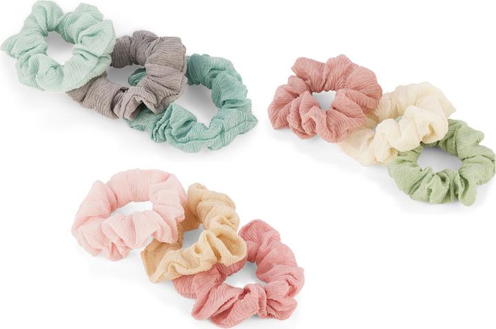 Actual product image Trisa Body Mind and Soul Scrunchie Yoga Chiffon Pink