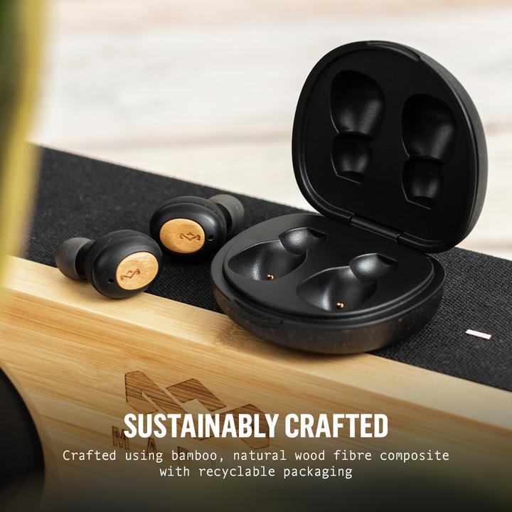 Image du produit House of Marley Écouteurs Bluetooth Champion Ear Buds Noir (8 h, Sans fil)