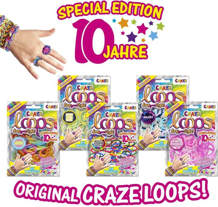 Immagine prodotto Craze Loops - 100 Loops Borsa assortiti.