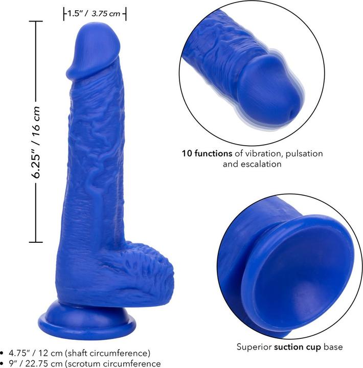 Productafbeelding Admiral Zeeman Realistische Dildo Vibrator Blauw