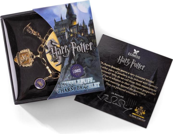 Immagine prodotto Noble Collection Harry Potter - Braccialetto Talismano Lumos Tassorosso