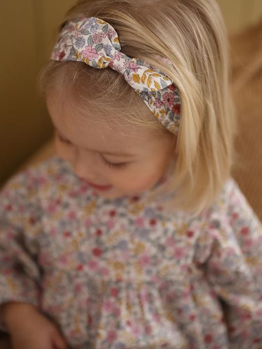Actual product image Vertbaudet Mädchen Baby-Set mit Blumen: Kleid & Haarband (80)