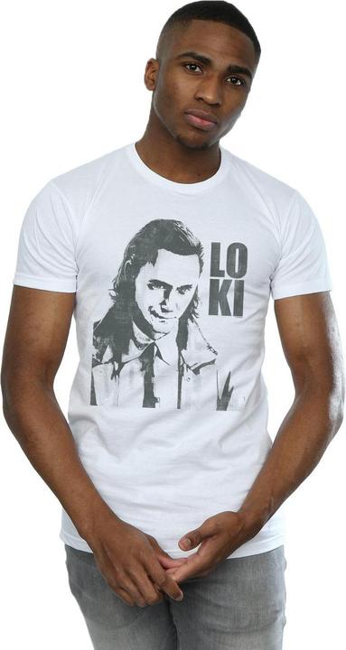 Actual product image Mens Loki Head Poster T-Shirt (4XL)