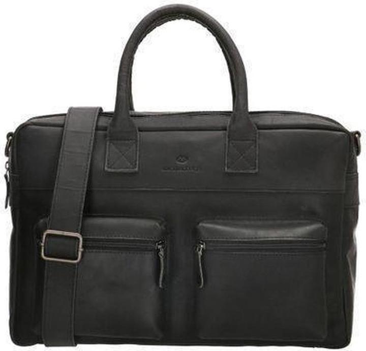 Produktbild Micmacbags Hide & Stitches Oklahoma Handtasche - Schwarz - 100% Leder