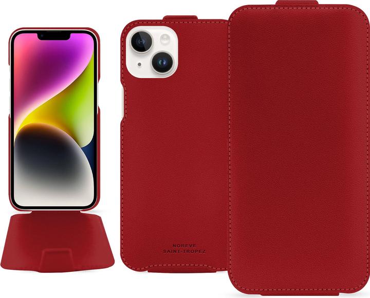 Actual product image Noreve Vertical leather shell (Apple iPhone 15 Plus)
