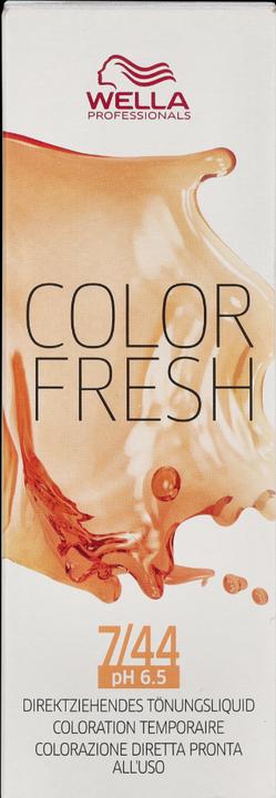 Actual product image Wella Color Fresh Acid (7/44 medium blonde red-intensive)