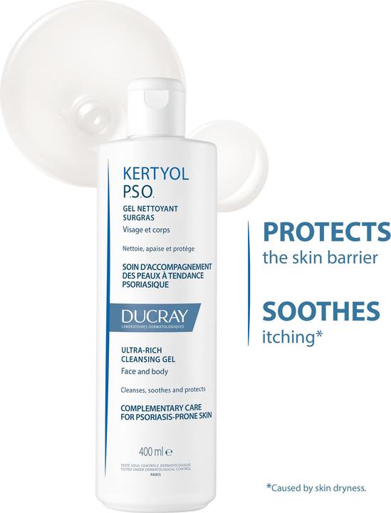 Ducray KERTYOL PSO Gel nettoyant gel (Gel, 400 ml)