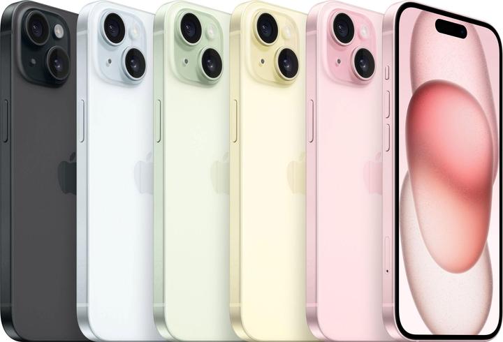 Immagine prodotto Apple iPhone 15 (128 GB, Giallo, 6.10", SIM + eSIM, 48 Mpx, 5G)