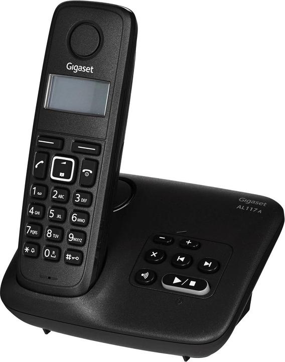 Image du produit Gigaset SIEMENS WIRELESS PHONE AL117A BLACK (S30852-H2826-D201)