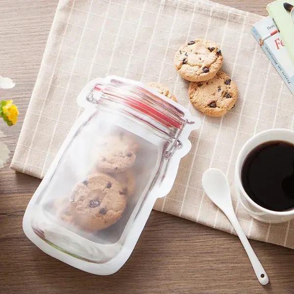 Produktbild Homava Mason Jar Lebensmittel Zip- Gefrierbeutel