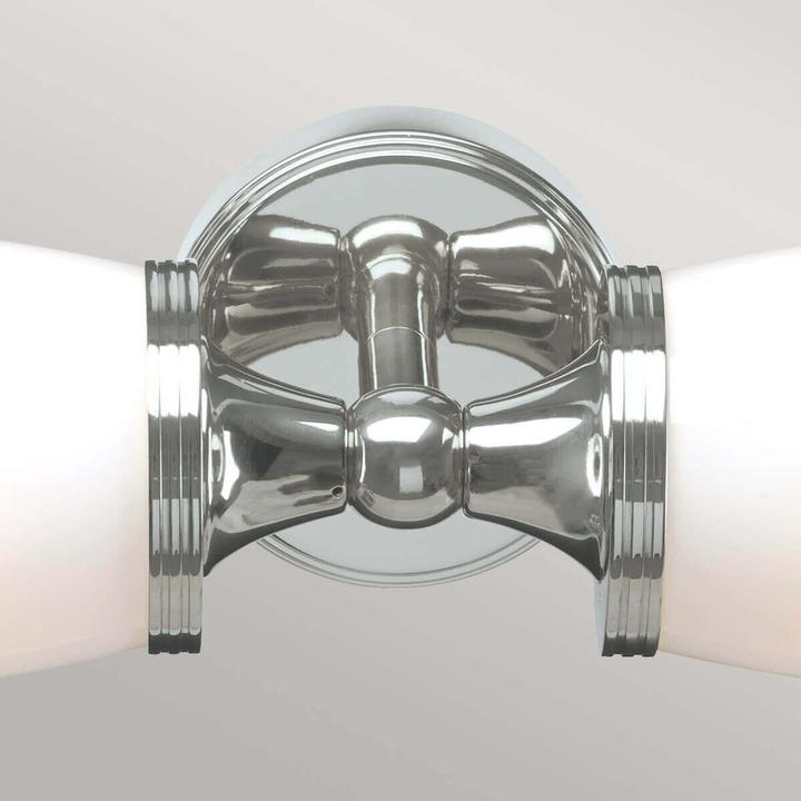 Actual product image Elstead Lighting Eliot LED wall light G9 2-gang polished chrome IP44 (640 lm, G9)
