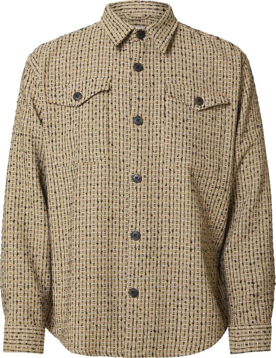 Actual product image Selected Homme Boxy fit bouclé overshirt (L)