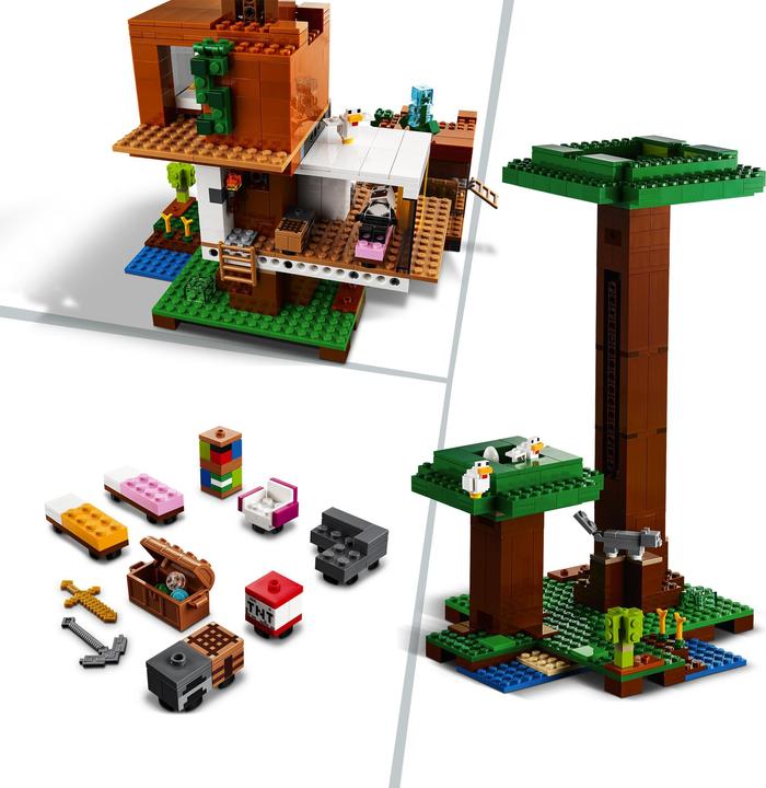 Actual product image LEGO The modern tree house (21174, LEGO Minecraft)