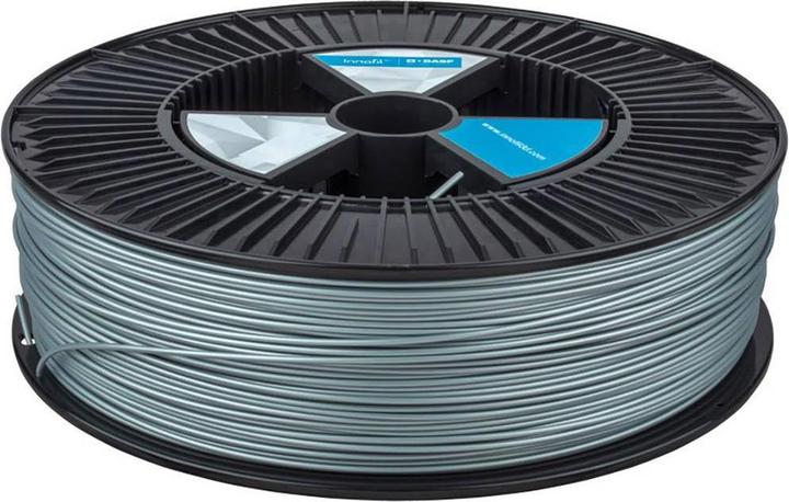 Actual product image Basf Ultrafuse PLA Silver Metallic 1.75 mm 4.500 g (PLA, 1.75 mm, 4.50 g, Silver)