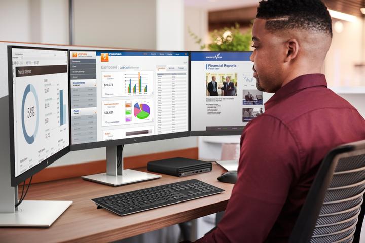 Actual product image HP E24 G4 (1920 x 1080 pixels, 23.80")